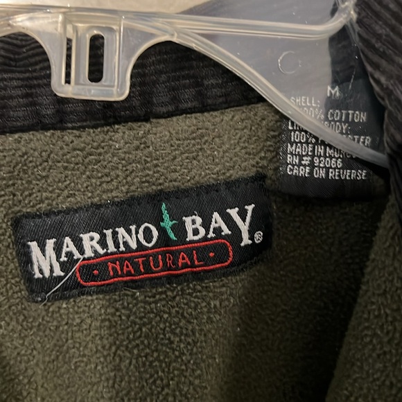 Vintage Marino bay corduroy light fleece jacket - Picture 3 of 3
